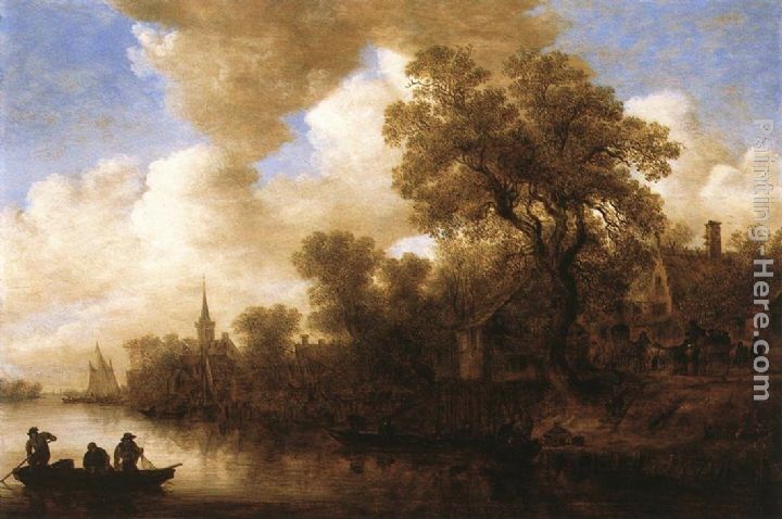 Jan van Goyen River Scene
